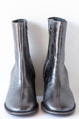 Metallic Bomber Bootie