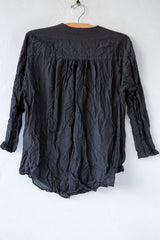 Patchwork Collarless Top