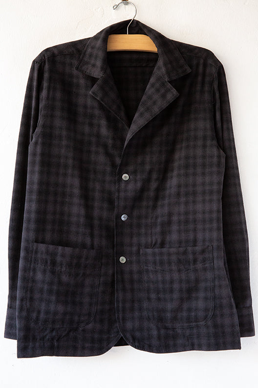Shimaji Plaid Shirt Jacket