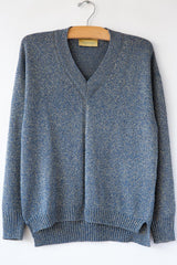 William Metallic V Neck