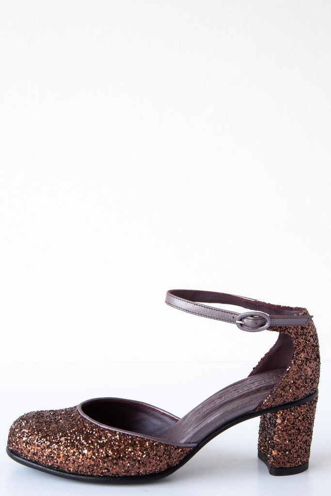 Malva Glitter Heel