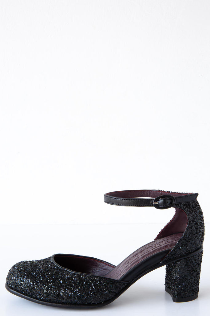 Malva Glitter Heel