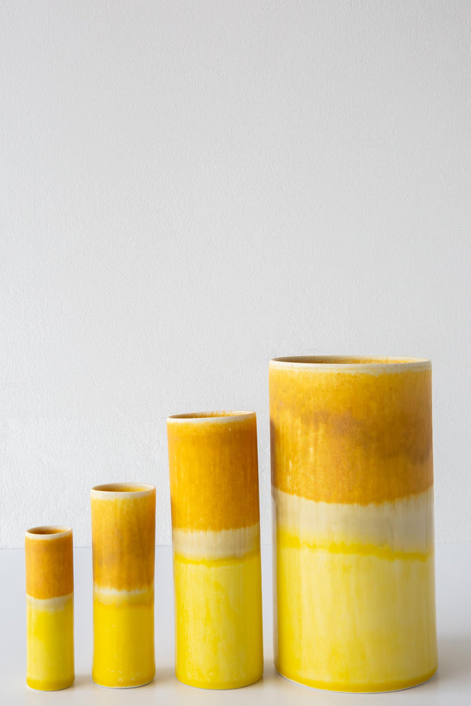 Glazed Cylinder Vase