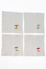 Funghi Emb Cocktail Napkins