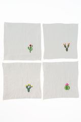 Cactus Emb Cocktail Napkins