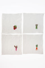 Vegetable Emb Cocktail Napkins