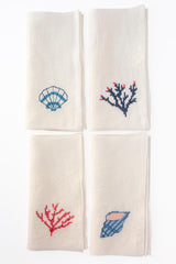 Coral Emb Napkins