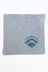 Coral Emb Cocktail Napkins