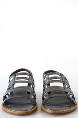 Metallic Cage Sandal