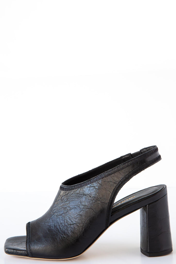 Leather Sling Heel