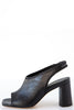 Leather Sling Heel