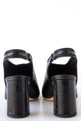 Leather Sling Heel