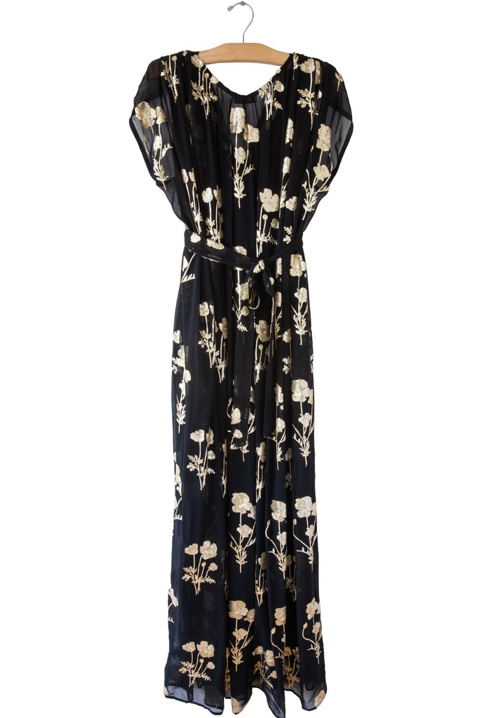 Floral Emb Gown