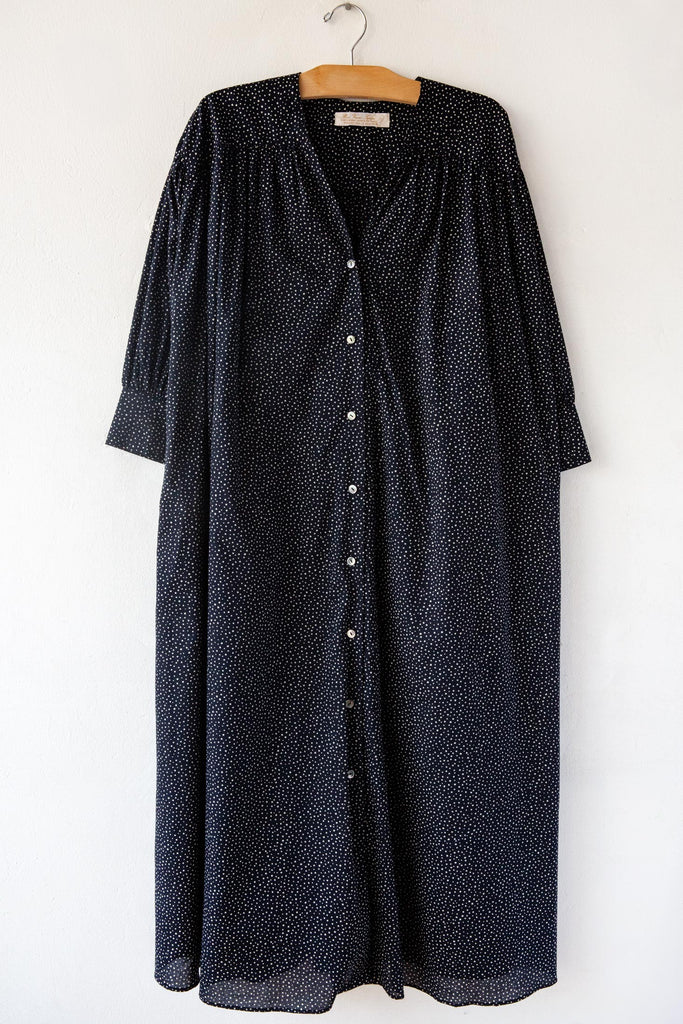 Gather Polka Dot Dress