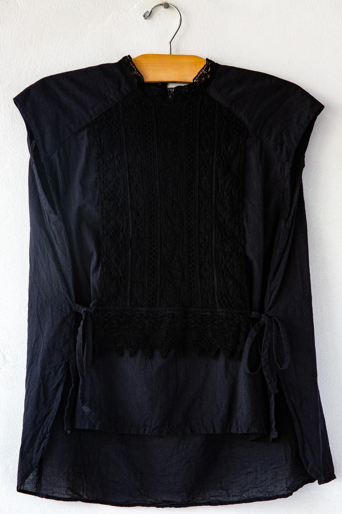 Lace Tie SL Top