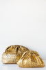 Game Laminate Clutch Gold