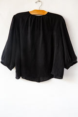 Button Lace Panel Top