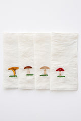 Funghi Emb Cocktail Napkins
