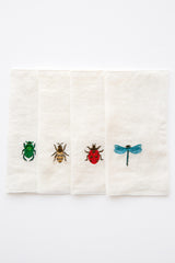 Insect Emb Cocktail Napkins