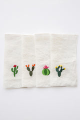Cactus Emb Cocktail Napkins