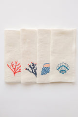 Coral Emb Napkins