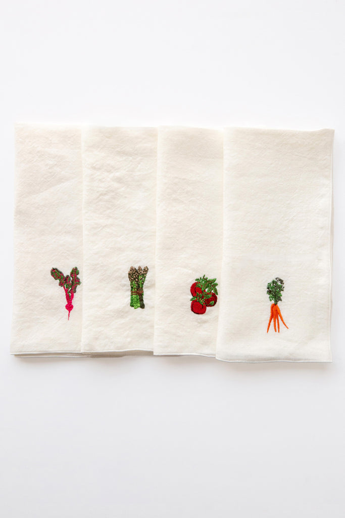 Vegetable Emb Napkins