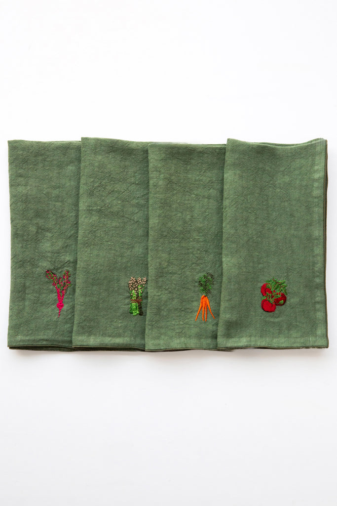 Vegetable Emb Napkins