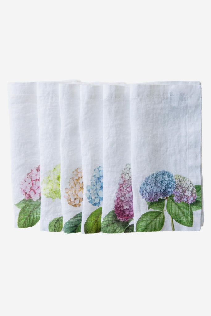 Hydrangea Cocktail Napkins