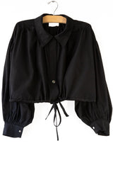 Crop Tie Waist Jacket