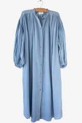 Linen Gather LS Dress