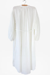 Linen Gather LS Dress