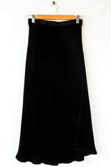 Velvet Bias Skirt