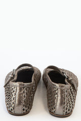 Leather Mesh Mary Jane