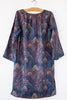 Liberty Peacock Bell Slv Dress