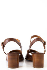 Heeled Ankle Strap Sandal