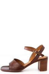 Heeled Ankle Strap Sandal