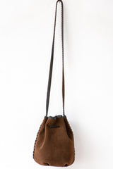 Suede Bucket Bag