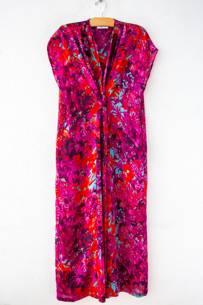 Floral Tie Front Dress