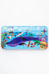 Sea Watercolor Tin