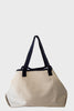 Canvas/Seersucker Basket Tote