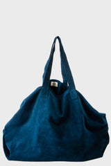 Suede Basket Tote