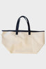 Canvas/Seersucker Basket Tote