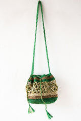 Rafia Crochet Crossbody