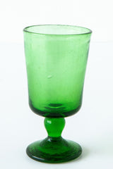 Stemmed Glass Green