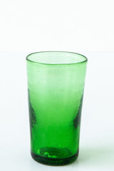Flared Water Glass Green