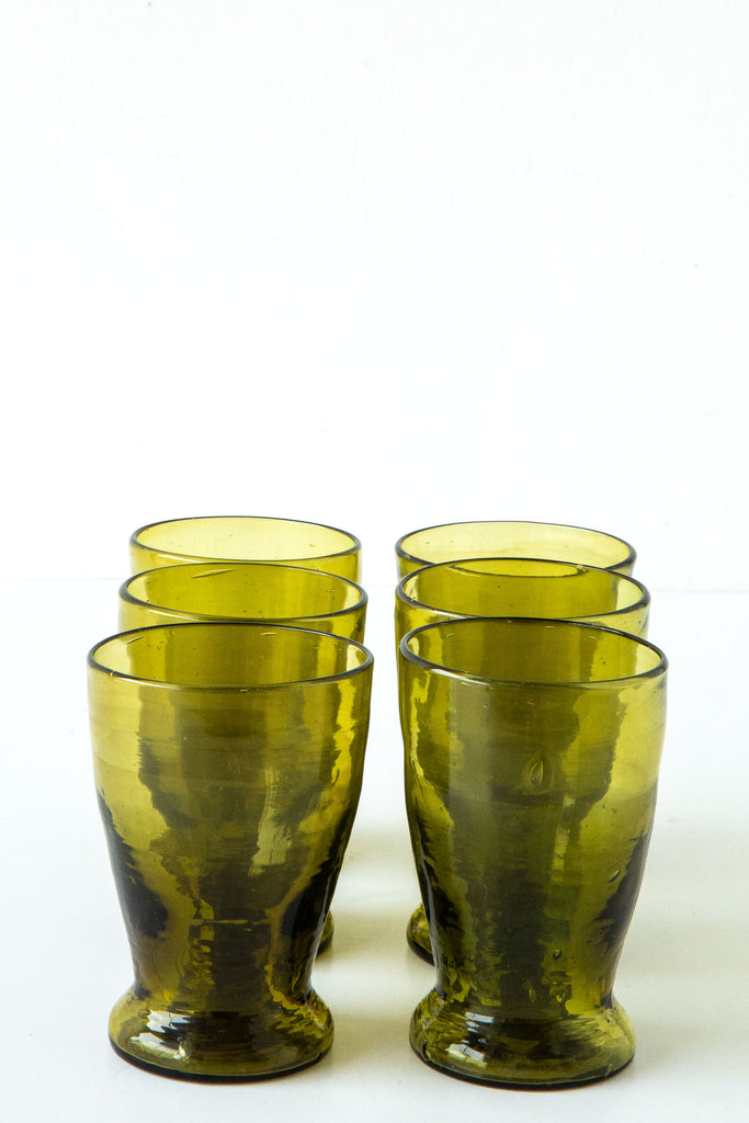 Bubble Glass Olive