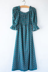 Ibby Shirred Midi