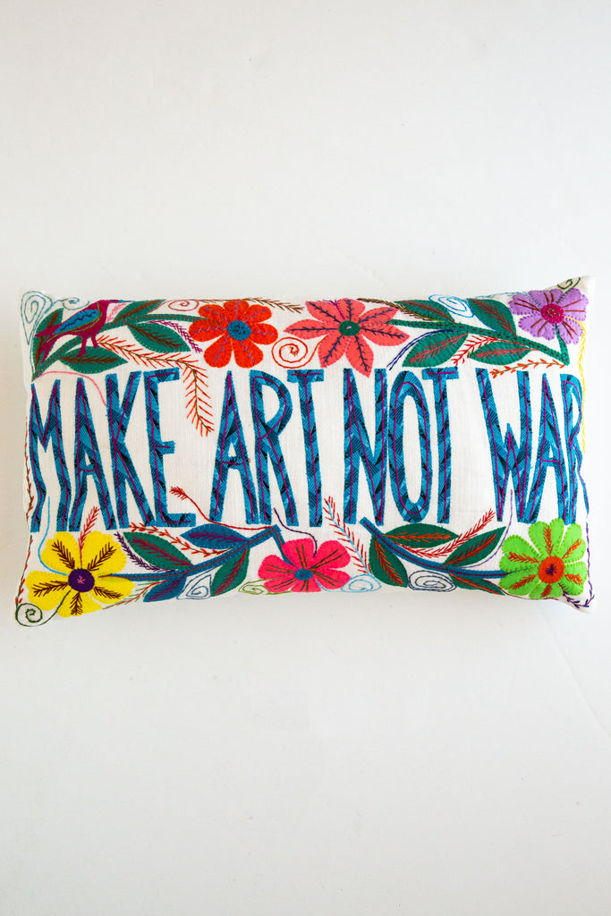 Art Not War Cushion