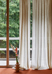 Linen Check Curtain