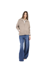 Collared Zip Cardigan